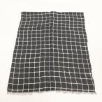 Paul Smith проверка muffler шерсть шелк палантин черный paul (pole) * Smith 5-0901G F99229