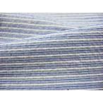 生地 サッカー ボーダー シャツ・ブラウス向け ラメ入り 綿・ポリエステル Ｗ幅