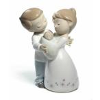 リヤドロ NAO BY LLADRO FIGURINE LOVE IS OUR LITTLE BABY FAMILY COUPLE  #1742