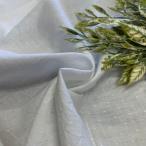 遠州 浜松産 刺繍風 水玉 綿100% 生地 布 長50cm単位で延長可能 コットン100% 白 シャツやワンピース向き 布地専門店 kijiya /t0-22