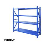 スチールラック ボルトレス 中量ラック ワイド幅 業務用 4段 250kg/段 幅200×奥行60×高さ200cm