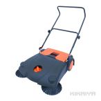 掃除スイーパー 14L 手押し式 屋内 屋外用 手動掃除機 工場内清掃 落ち葉掃除  KIKAIYA