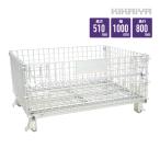 メッシュパレット 中 ショートタイプ 業務用 幅1000×奥行800×高さ510mm 網パレット KIKAIYA