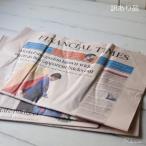 ショッピング材 訳あり 英字新聞 約500枚 フィナンシャルタイムズ ピンクペーパー 梱包・緩衝材用 色褪せあり 送料無料（北海道・沖縄除く）