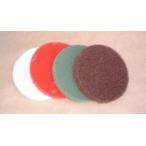 業務用ポリッシャー用品「7インチ　フロアパッド175mm 緑 」洗浄用