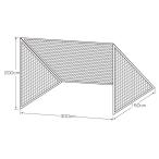  бесплатная доставка футбол Mini сетка для ворот ширина 300cmx высота 200cmx глубина 150cm KANEYAkaneya Mini сетка для ворот 3215WT 2 листов 1 комплект K-3011 юридическое лицо ограничение 