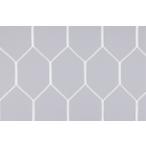 ( бесплатная доставка ) футбол школа физическая подготовка инструмент спортивный . общий футбольные врата сеть 2 листов 1 комплект белый 1520T/16шт.@ шестиугольник глаз 1 сторона 8cm ( Sanwa физическая подготовка )S-3410