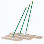 (送料別)(三和体育)体育館用具　学校　体育用具　スポーツ用具　体育館モップ(白)　幅１２０ｃｍ　S-3916