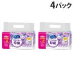 ショッピングシルコット ユニ・チャーム シルコット ヒアルロン酸配合除菌 ウェットティッシュ 詰替用 8個入×4パック 手拭 手ふき 手指 アルコール 除菌 食事 おでかけ