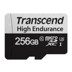 『取寄品』トランセンド microSDXCカード 256GB Class10 UHS-I U3 変換アダプター付 TS256GUSD350V マイクロSDカード