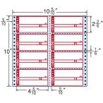 『代引不可』M10CP タックシール (連続ラベル)荷札タイプ 500折 『返品不可』『日時指定不可』『送料無料（一部地域除く）』