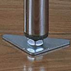 『代引不可』 ルミナスライト 三角プレート脚(2個組)『返品不可』