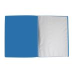  прозрачный книги обод A4 20 карман синий 1 шт. 