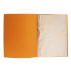  прозрачный книги обод A4 20 карман желтый 1 шт. 