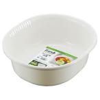 オーバル型洗い桶 5.3L ホワイト