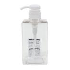  eko - металл диспенсер PET насос бутылка прямоугольник прозрачный 600ml 0299-277