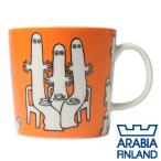 『並行輸入品』ARABIA アラビア Moomin ムーミン マグ ニョロニョロ 300ml Hattifatteners マグカップ