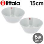 イッタラ ティーマ ボウル 15cm パールグレー 6枚セット iittala Teema