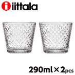 ショッピング陶器 iittala イッタラ Tundra ツンドラ タンブラー クリア 290ml 2個セット グラス コップ カップ 食器