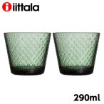 『並行輸入品』イッタラ ツンドラ グラス タンブラー 290ml パイングリーン ペア 2個セット iittala Tundra