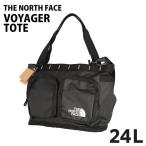 『並行輸入品』ノースフェイス トートバッグ ベースキャンプ ボイジャー トート 24L ブラック×ホワイト バッグ カバン アウトドア『送料無料（一部地域除く）』