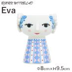 『並行輸入品』Bjorn Wiinblad ビヨン・ヴィンブラッド Eva エヴァ キャンドルホルダー 9.5cm ブルー キャンドル ロウソク 雑貨