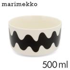ショッピングマリメッコ 『並行輸入品』マリメッコ ロッキ ボウル 500ml ホワイト×ブラック Marimekko Lokki