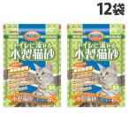 猫砂 木製 トイレに流せる木製猫砂 無香料 6L×12袋 常陸化工
