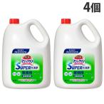 花王 バスマジックリン SUPER泡洗浄 グリーンハーブの香り 業務用 4.5L×4個 浴室用洗剤 風呂用洗剤 浴室 お風呂 浴槽 液体 洗剤
