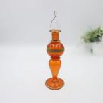 【訳あり】 エジプト香水瓶 ガラス製 13cm×3.5cm エジプト土産 パフュームボトル 香水瓶 ガラス トルコ雑貨