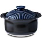 銀峯陶器萬古焼銀峯菊花ご飯鍋2合炊...