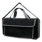 KC キョーリツ 鍵盤ハーモニカバッグ 2Wayタイプソフトケース KHB-07/Black/Grey (ショルダーストラップ付属) ブラック/