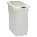  солнечный ko- пластик сделано в Японии мусорная корзина тонкий кнопка 26.5L светло-серый 