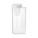 無印良品 横置きできる ストレーナー付き冷水筒 白 約2L MDC47A2A