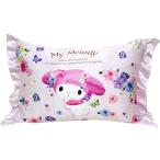 ショッピングシルク 枕カバー MORIPiLO モリシタ サンリオ マイメロディ 枕カバー シルク タッチ 43x63cm 洗える フリル付き 低摩擦 トリプル保湿 キャラク