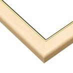 Epo k фирма [ сделано в Японии ] из дерева мозаика рама woody - panel excellent Gold линия золотой молдинг specification натуральный (50×75cm) ( панель 