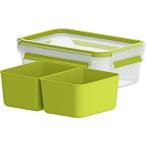 ティファール 保存容器 弁当箱 550mL 密閉 パッキン一体構造 「マスターシール トゥ ゴー ランチボックス」 仕切り付き 30年 N107