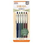 ショッピングジェルボール ゼブラ ジェルボールペン サラサクリップ 0.5mm ビンテージカラー 5色セット N JJ15-5C-VI-N