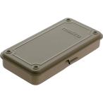 ショッピングトラスコ中山 トラスコ中山(TRUSCO) トランク型工具箱 203X109X35 ライトサンド T-19LS