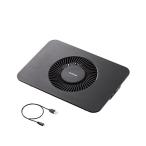 ショッピングPS3 エレコム ノートパソコン冷却台 PS3 PS4 横置き 大型ファン 17インチまで対応 ブラック SX-CL21LBK