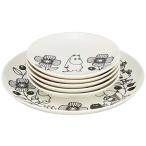 MOOMIN ( ムーミン ) 「 ムーミンバレー 」 プレート 皿 6点セット 電子レンジ 食洗機対応 ムーミン グッズ 北欧 母の日 プレゼ