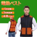 電熱ベスト 日本製 繊維ヒーター ヒーターベスト 発熱ベスト 11つヒーター 3つボタンで独立制御 3段階温度調節 USB給電 極暖 水洗い可能 アウトドア 敬老の日