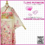 レンタル商品 振袖 フルセット 貸衣装 白 ホワイト white No.722 振袖 適応身長：165〜175cm位