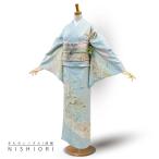 訪問着 レンタル商品 着物レンタル商品 貸衣装 フルセット レンタル商品着物 【トールサイズ】 水色 No.0262