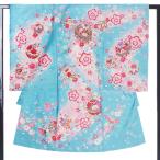  женщина . производство надеты в аренду товар .. три . кимоно шляпа слюнявчик комплект девочка . костюм японская одежда праздник . надеты первый надеты производство надеты в оба конца бесплатная доставка . Sakura бледно-голубой 