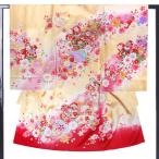 女児 産着 レンタル商品 お宮参り 着物 帽子 よだれかけ セット 女の子 貸衣装 和服 祝い着 初着 産着 往復送料無料 鞠 桜 黄