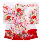  в аренду натуральный шелк женщина . производство надеты .. цветок машина белый белый .. три . кимоно шляпа слюнявчик комплект [ девочка . костюм японская одежда праздник . надеты первый надеты производство надеты в оба конца бесплатная доставка ] симпатичный 