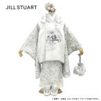 JILL STUART 七五三 レンタル 女の子 3歳 着物 被布コート 753着物 フルセット 着物レンタル 往復送料無料 新品足袋プレゼント 白 クリーム No.300 爆買