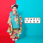 LOWRYS FARM 七五三 レンタル 女の子 3歳 着物 被布コート 753着物 フルセット 着物レンタル 往復送料無料 新品足袋プレゼント No.334