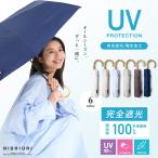 日傘 晴雨兼 バンブーハンドル 超軽量&スリム 折りたたみ傘 選べる6色 UV Air 遮光率100% 撥水加工 グレー ネイビー サックス ブラック 98cm